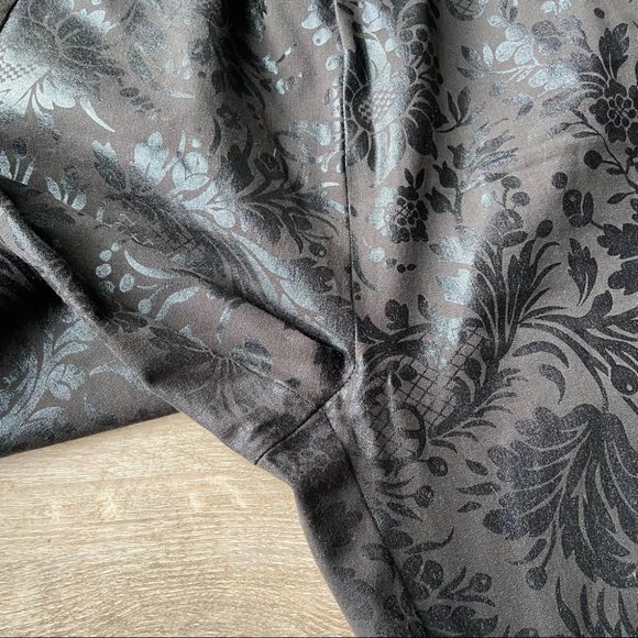 Anthropologie The Essential Foil-Printed Tuxedo Trousers - Picture 9 of 16